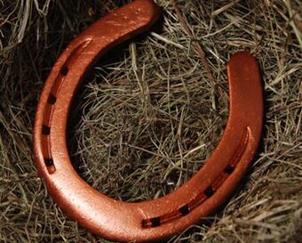 Horseshoe as a large amulet of luck
