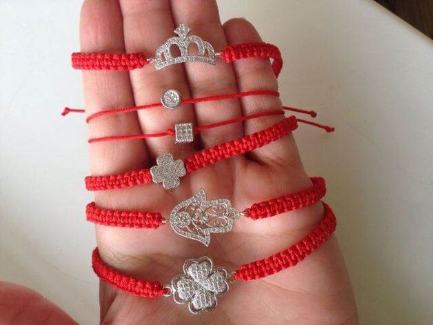 homemade bracelets as amulets of luck