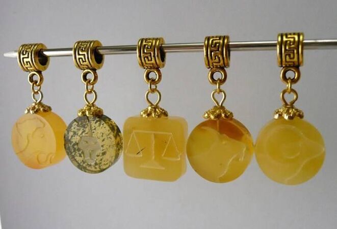 Amber craft according to the zodiac sign attracts health and happiness