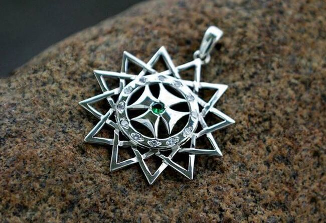 The twelve-pointed lucky star is a talisman of positive change and happy events