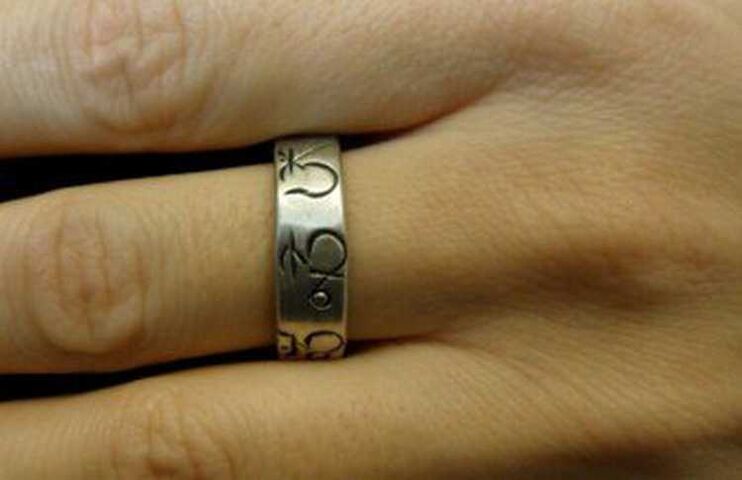 Ring as a lucky amulet